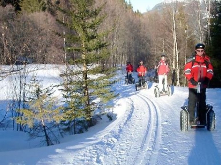 Segway en la nieve Segway en la nieve
